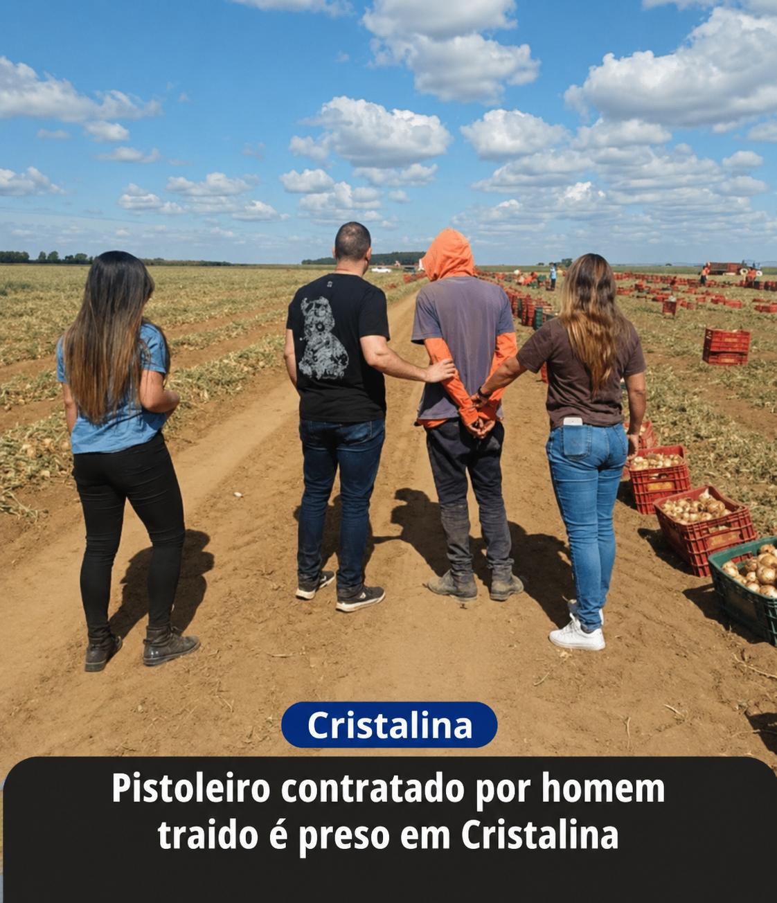 Pistoleiro suspeito de execução encomendada é preso durante operação da Polícia Civil em Cristalina